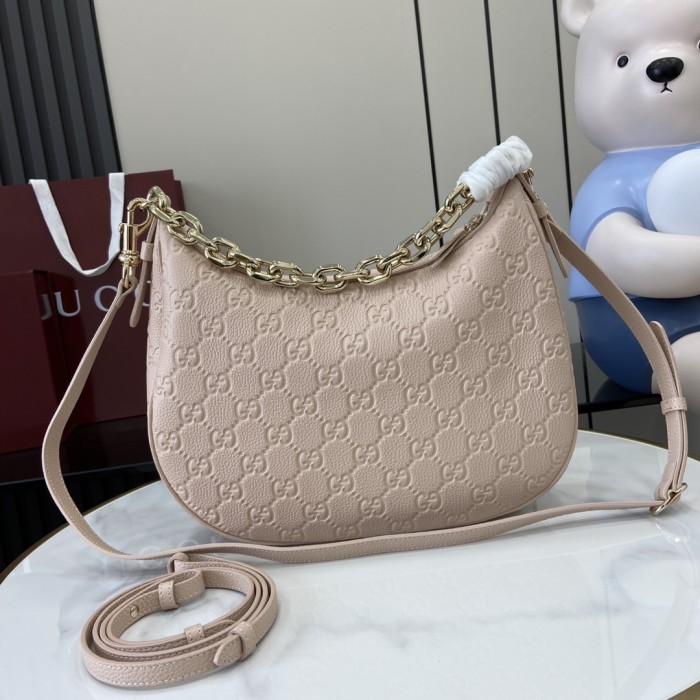 MM GG Emblem Hobo Bag “32*24*7CM” 046