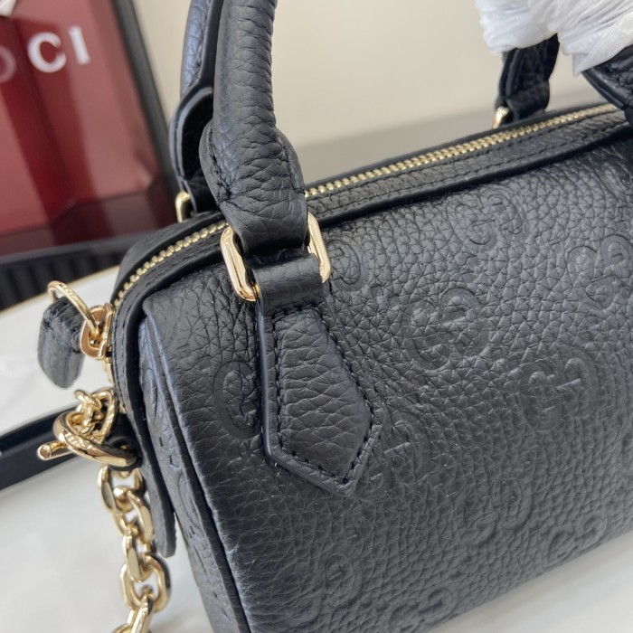 BB GG Emblem Boston Bag “16.5*10*8CM” 084