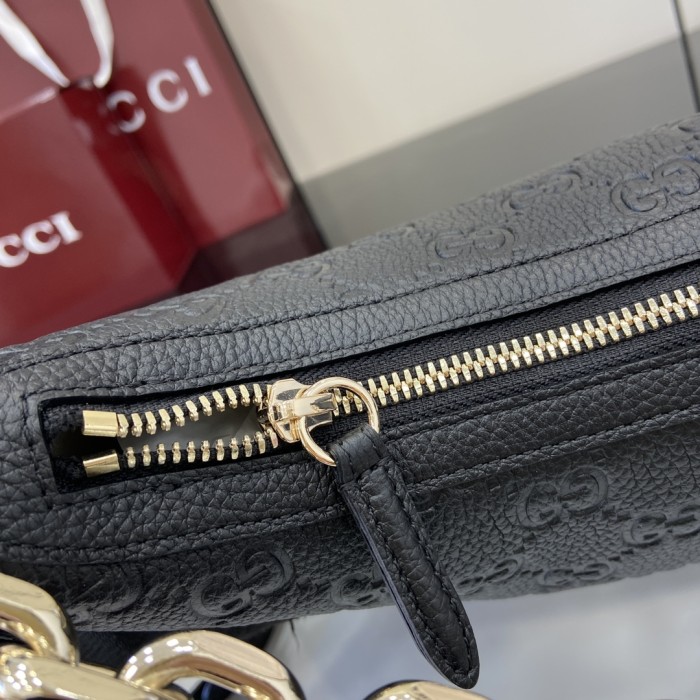 MM GG Emblem Hobo Bag “32*24*7CM” 046