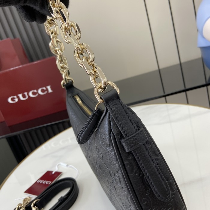 PM GG Emblem Hobo Bag “25.5*20*5CM” 045