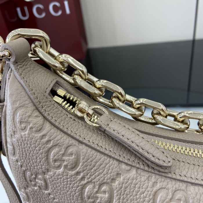 MM GG Emblem Hobo Bag “32*24*7CM” 046
