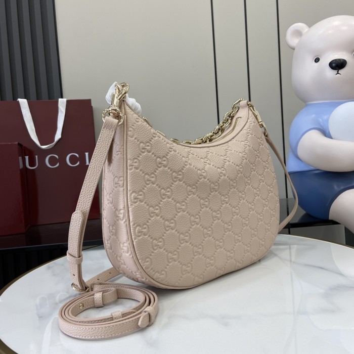 MM GG Emblem Hobo Bag “32*24*7CM” 046