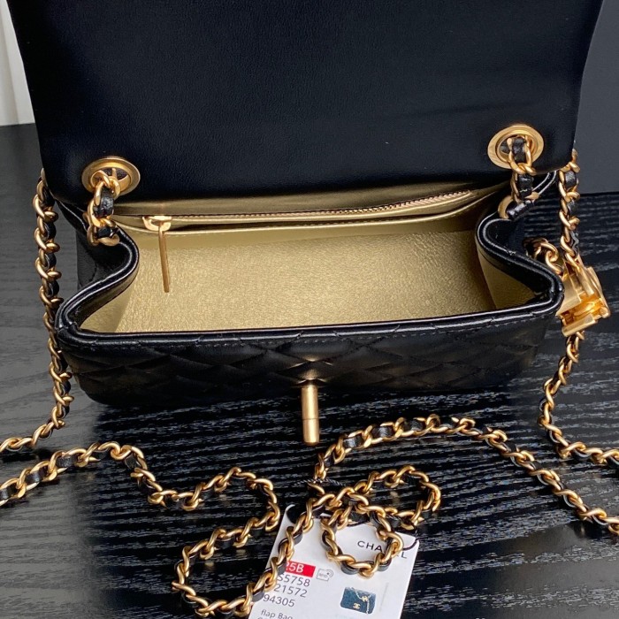 25B Classic Flap Bag “18x13x7cm” -056 =AS5758