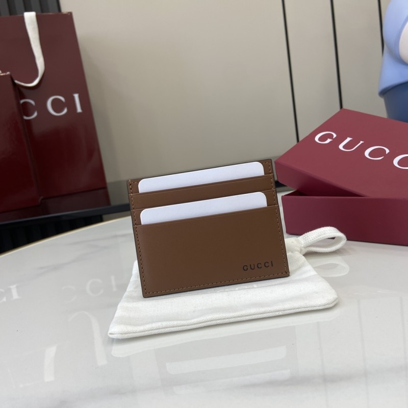 GG Emblem Card Case with Wristlet “10*8*1.5CM” 061