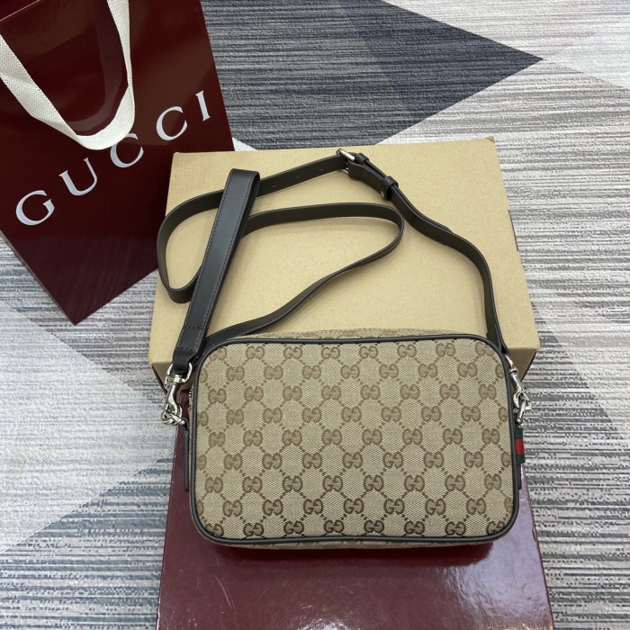 GG Canvas Crossbody Bag“23.5x15x5CM”-044=