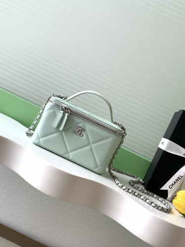 25K Large Quilt Vanity Case “17x9.5x8cm” -056 =AP4933