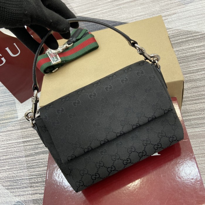 GG canvas small crossbody“19x15x7CM”-094=