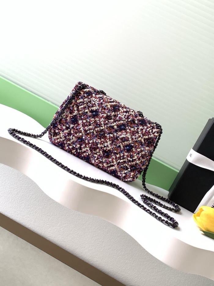 CF Sequin Bag “21x14x8cm” -058 =AS4561