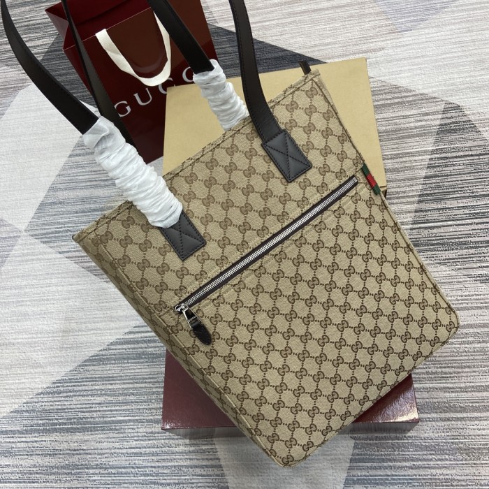 GG Canvas Medium Tote Bag“32x36x12CM”-084=