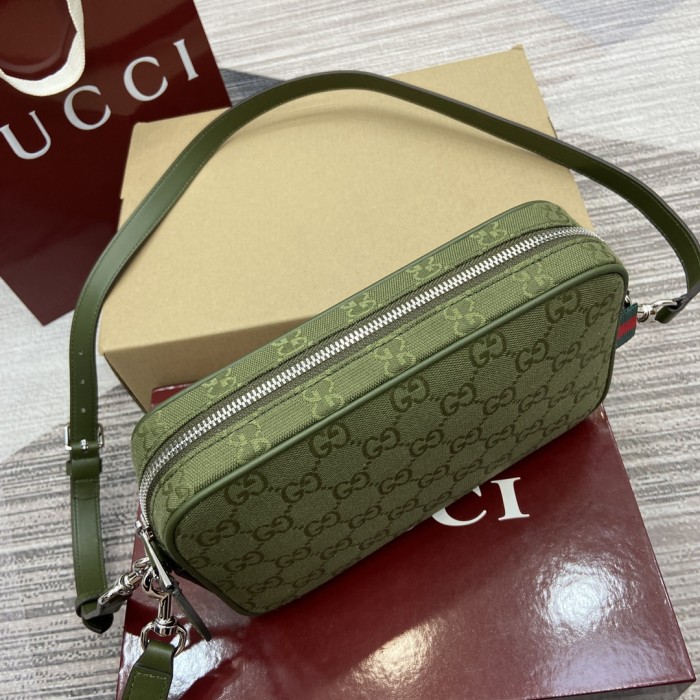 GG Canvas Crossbody Bag“23.5x15x5CM”-044=