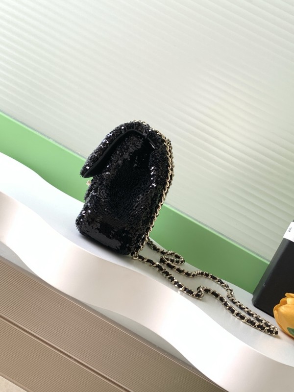 25B CF Sequin Bag “21x14x8cm” -009 =AS4298