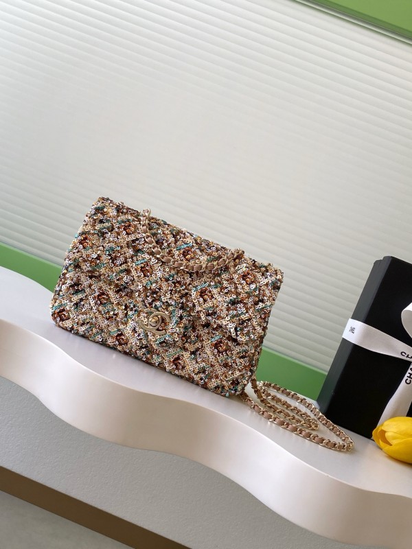 CF Sequin Bag “21x14x8cm” -058 =AS4561