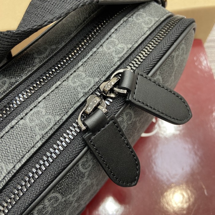 GG Emblem Crossbody Bag“19x12.5x7CM”-065=