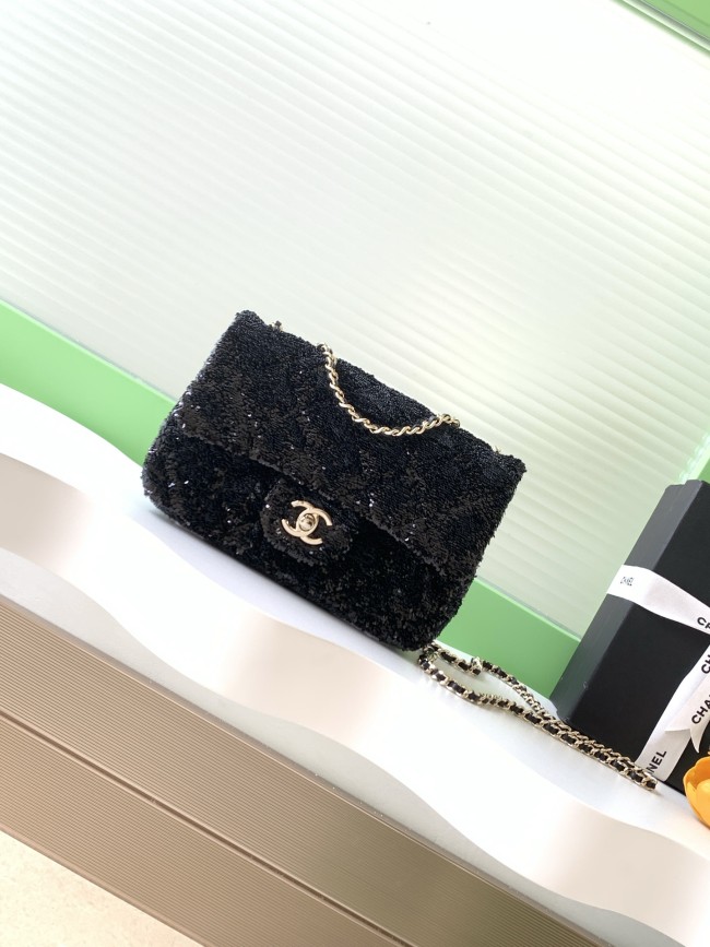 25B CF Sequin Bag “21x14x8cm” -009 =AS4298