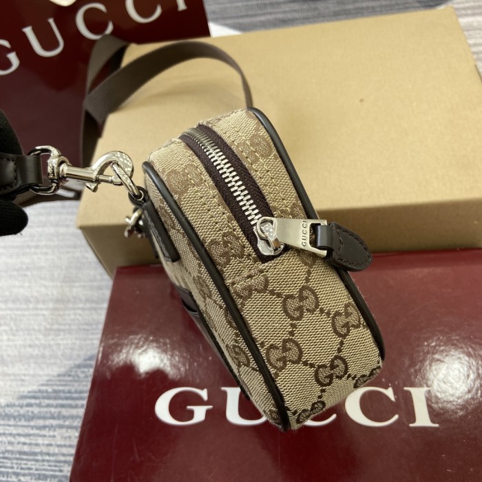 GG Canvas Crossbody Bag“23.5x15x5CM”-044=