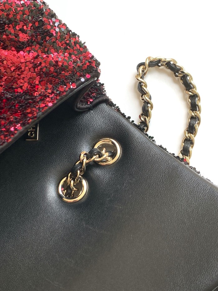 25B CF Sequin Bag “21x14x8cm” -009 =AS4298