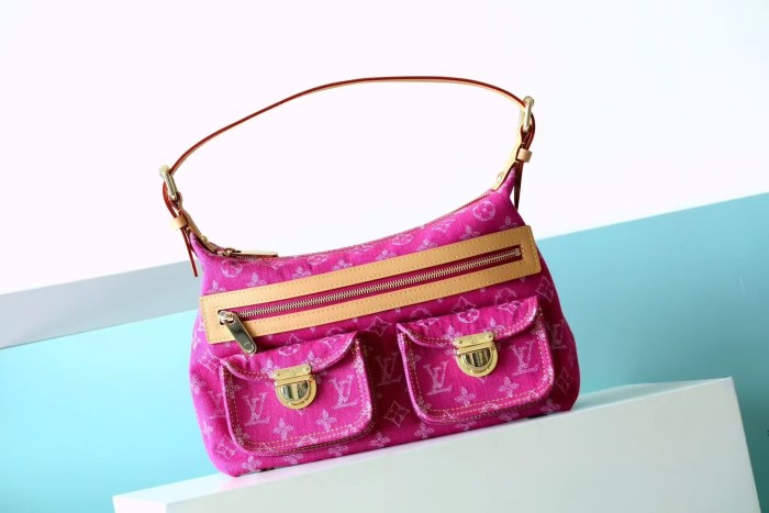 PM Monogram Denim Baggy “30*22*13CM” 085