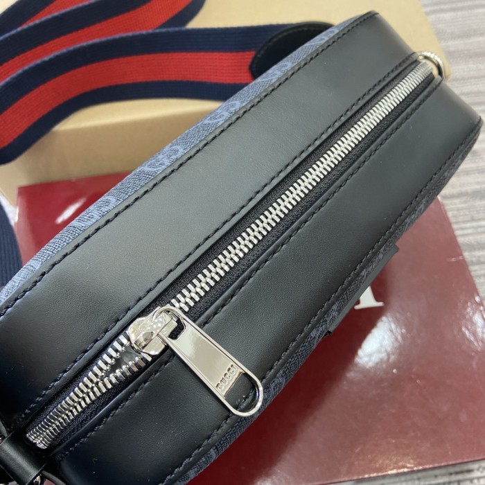 GG Black crossbody bag“24x14x7CM”-093=