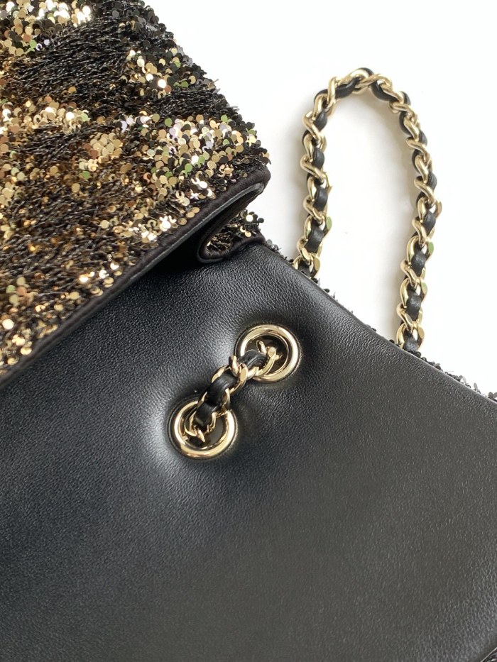 25B CF Sequin Bag “21x14x8cm” -009 =AS4298