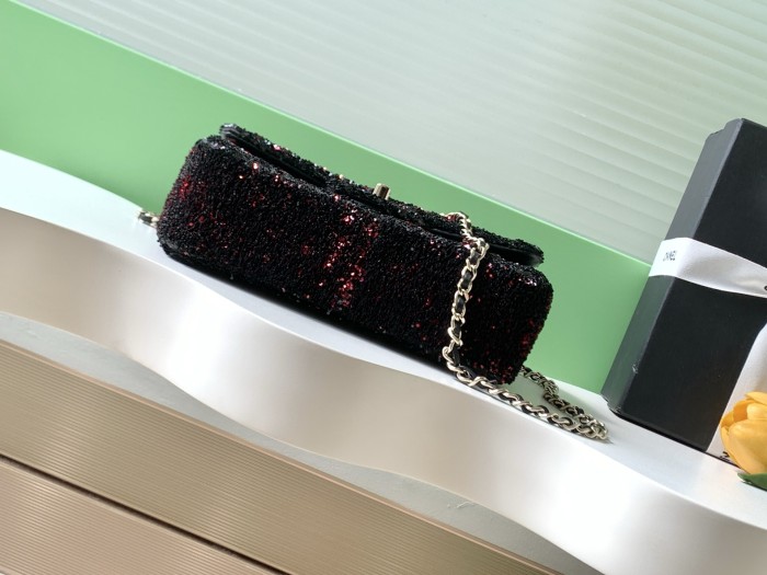25B CF Sequin Bag “21x14x8cm” -009 =AS4298