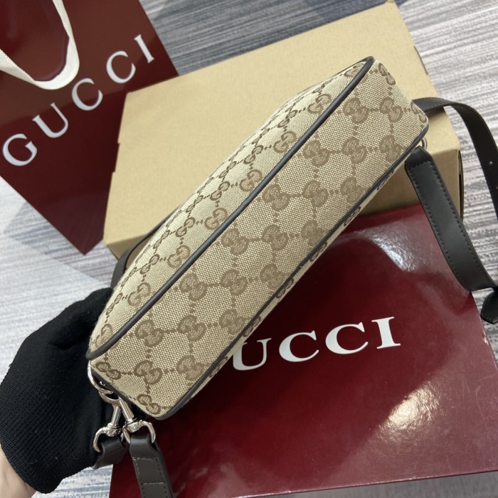 GG Canvas Crossbody Bag“23.5x15x5CM”-044=