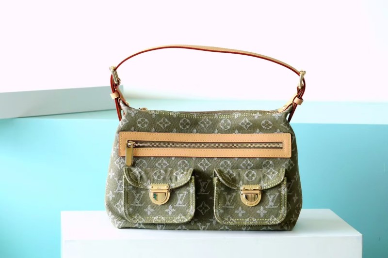 PM Monogram Denim Baggy “30*22*13CM” 085
