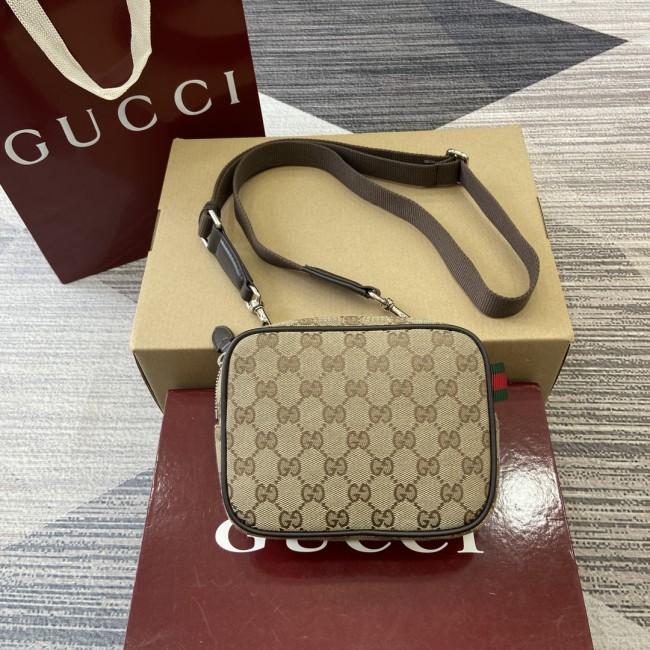 GG Canvas Crossbody Bag“23.5x15x5CM”-044=
