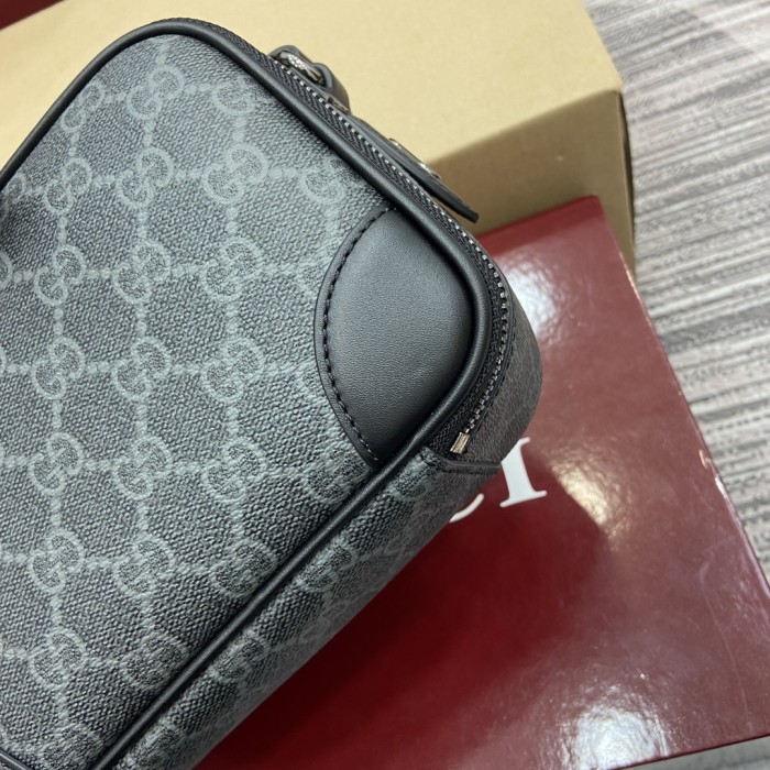 GG Emblem Crossbody Bag“19x12.5x7CM”-065=