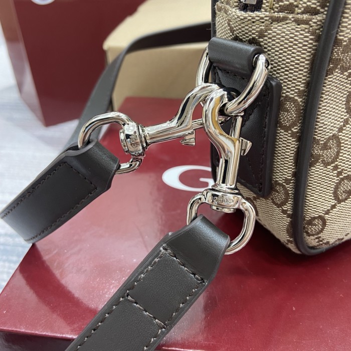 GG Canvas Crossbody Bag“23.5x15x5CM”-044=
