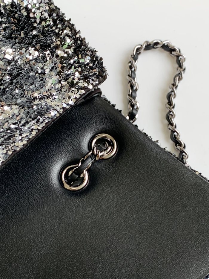 25B CF Sequin Bag “21x14x8cm” -009 =AS4298