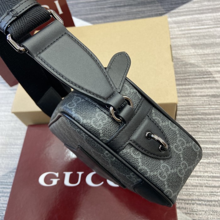 GG Emblem Crossbody Bag“23x16.5x8CM”-025=