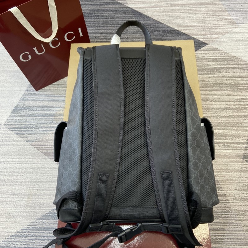 GG Black large backpack“34x42x16CM”-075=