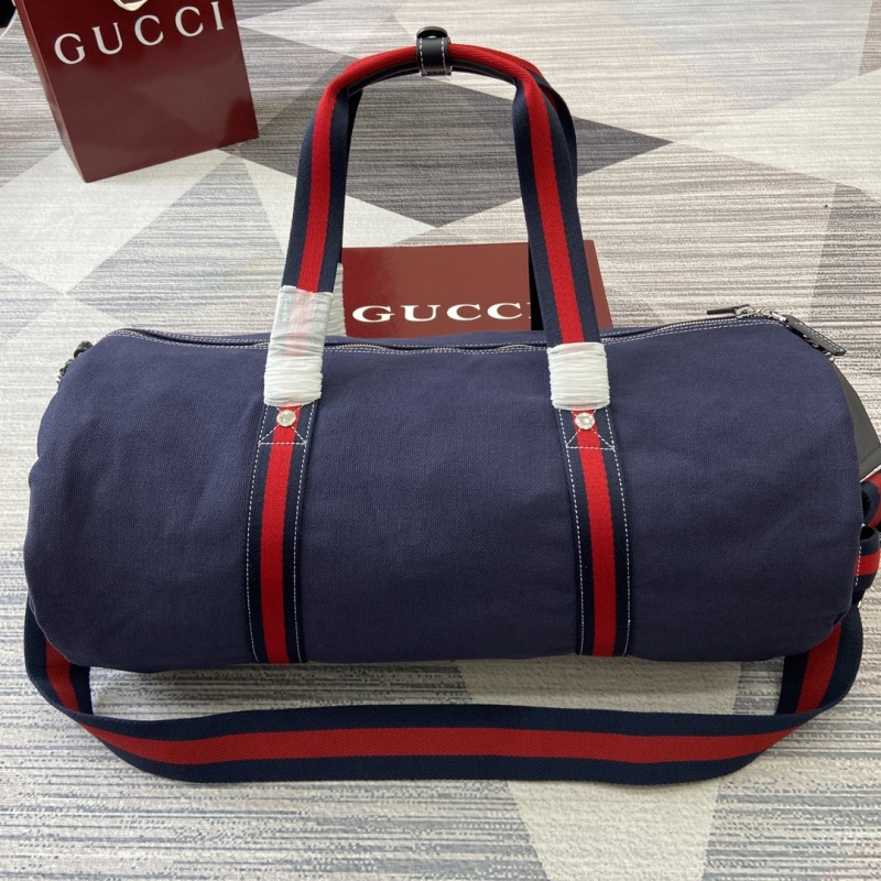 Large printed canvas duffle bag“54x24x24CM”-084=