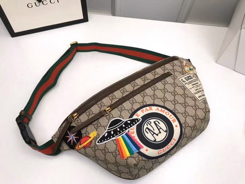Brown GG Supreme Courrier Belt Bag“18*38*7CM”-082=