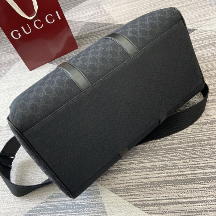 GG canvas medium duffle bag“45*29*25CM”-068=