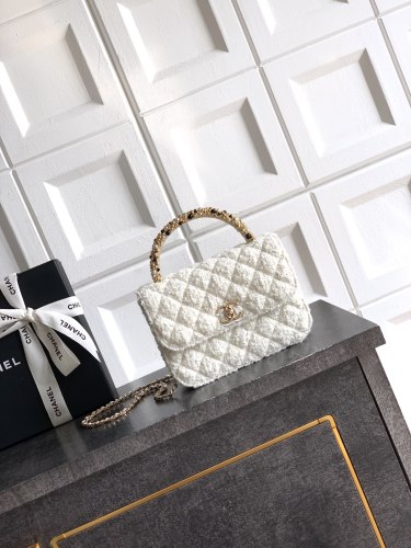 26C Pearl Handle Flap Bag “17.5x14x5.5cm” -006 =