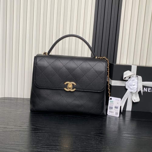 25S Top Handle Flap Bag “33x26x9cm” -038 =AS5447