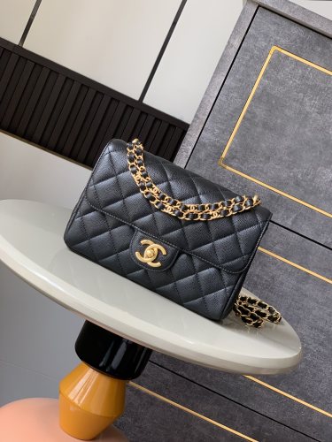 25P Classic Flap Square Mini Large “22x14x6.5cm” -027 =