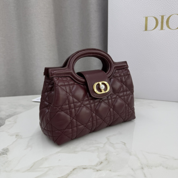  Dior Jolie Top Handle “18.5 x 13 x 8.53cm”-065=