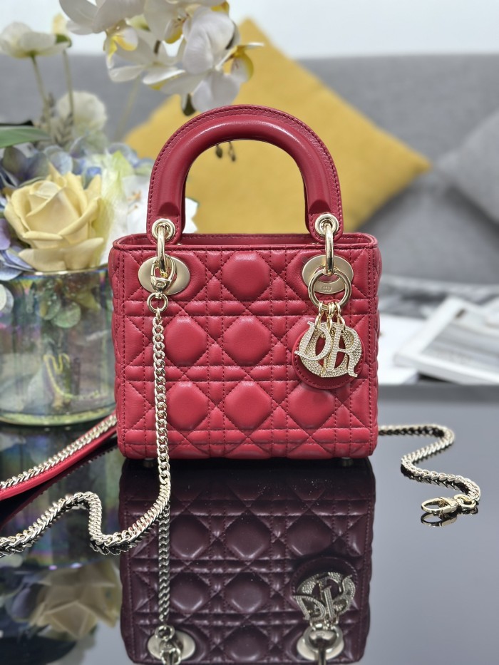 Lady Dior “17 x 15 x 7 cm”-067=