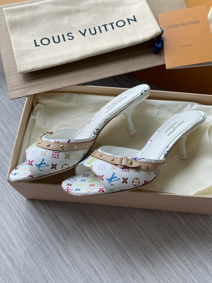 Monogram Denim Sandals  (Female)36-41=