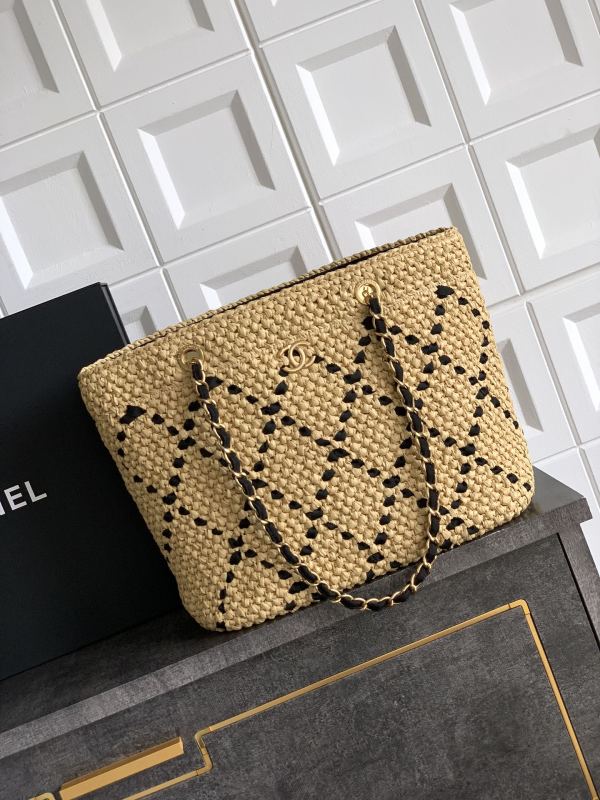 26C Woven Shopping Tote Large “41x27x15cm” -039 =