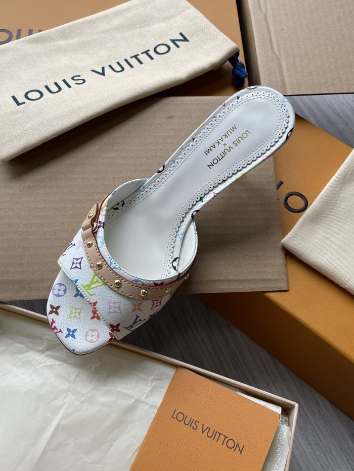 Monogram Denim Sandals  (Female)36-41=