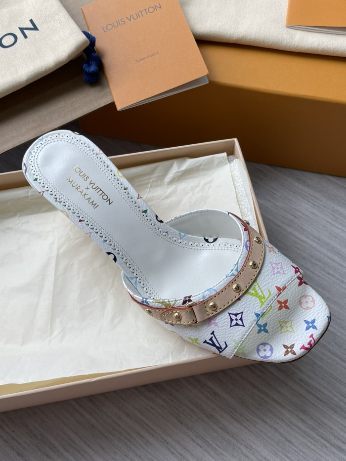 Monogram Denim Sandals  (Female)36-41=