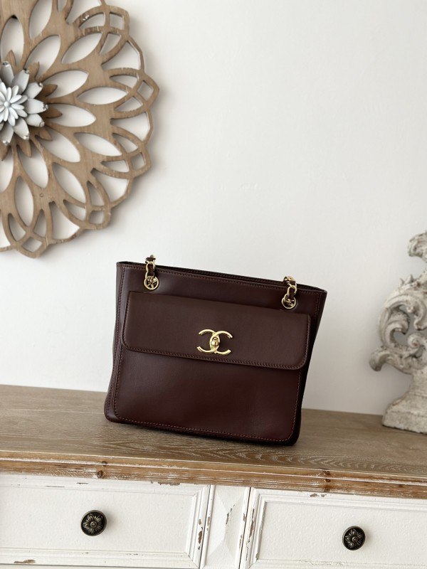 Vintage Shopping Tote “26x22x10.5cm” -059 =A2214