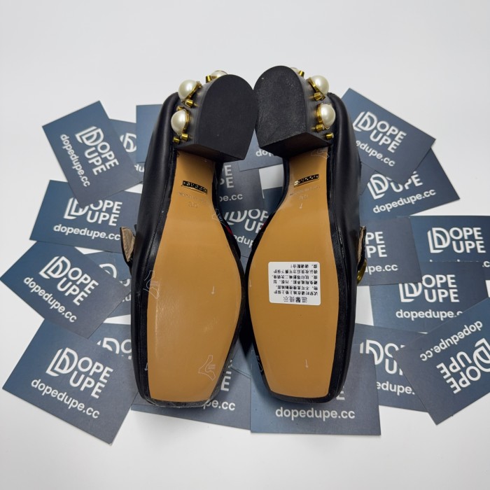 Leather Mid-Heel Loafer(Female)36-41