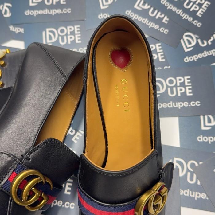 Leather Mid-Heel Loafer(Female)36-41