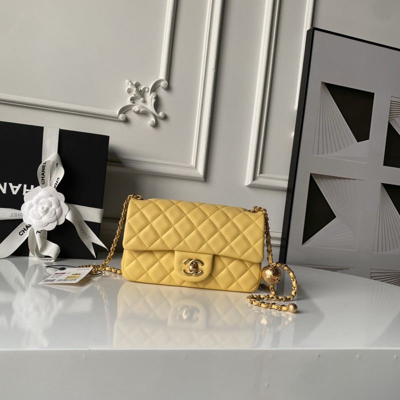 Classic Flap Mini with Pearl Crush “20x12x6cm” -056 =AS1787