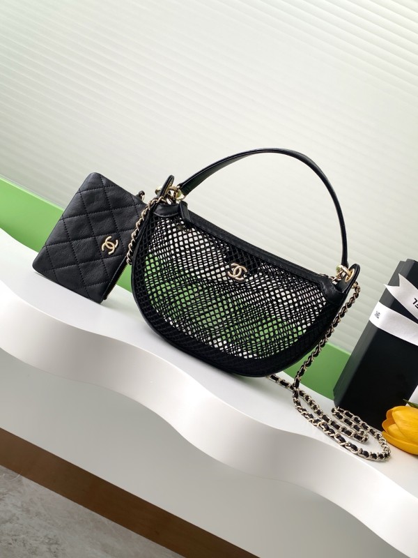 25S Mesh Moon Bag “22x15x6cm” -056 =AP4573