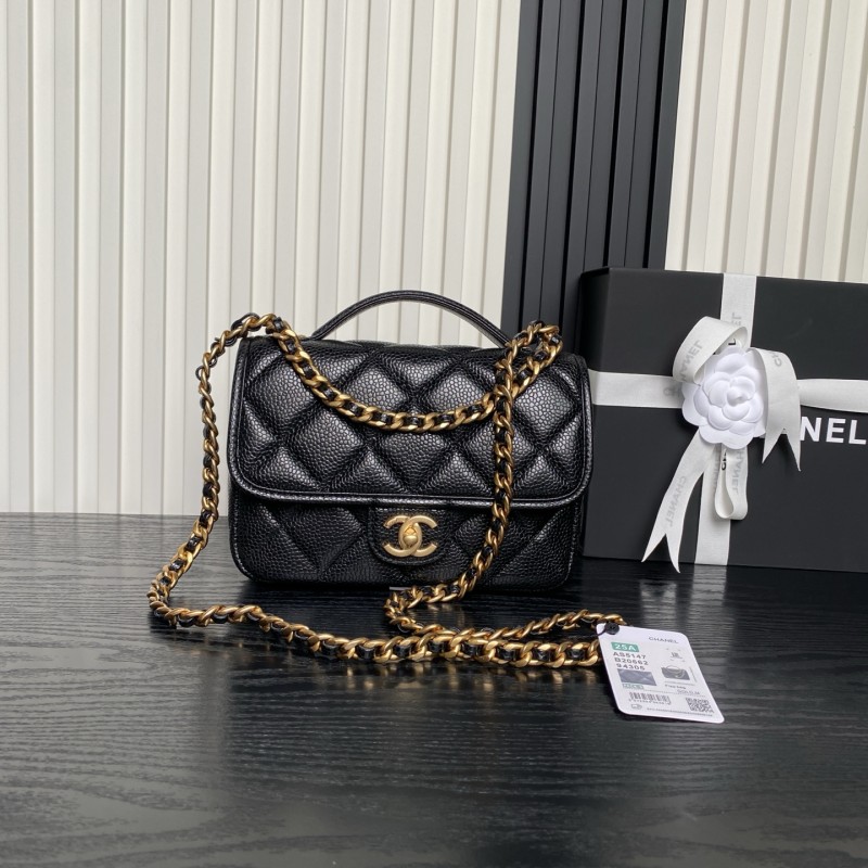 25A Handcrafted Flap Bag “22x15.5x6cm” -057 =AS5147